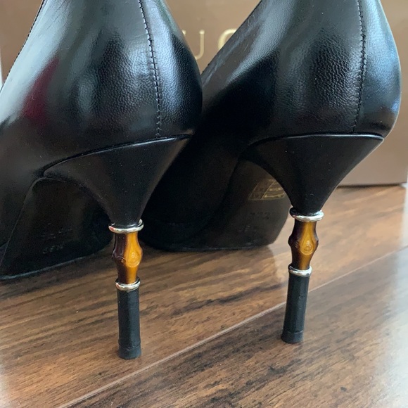 Gucci Bamboo platform heel pump - Picture 3 of 4